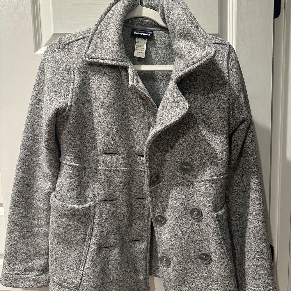Patagonia XS Double Breasted Gray Women's Coat
